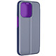 Avizar Étui Clear View pour iPhone 15 Pro Max Clapet Miroir Fonction Support  Violet Lavande Protection en polycarbonate violet lavande, collection Mirror Cover, avec clapet Clear View spécialement conçu pour votre iPhone 15 Pro Max