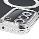 Avis Avizar Coque Diamant pour Samsung Galaxy S22 MagSafe Contour Strass Argent