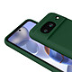 Evetane Coque Google Pixel 8 Silicone liquide Vert Foret + 2 Vitres en Verre trempe Protection ecran Antichocs pas cher