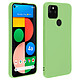 Avizar Coque Google Pixel 4A 5G Silicone Semi-rigide Finition Soft Touch vert Coque de protection spécialement conçue pour Google Pixel 4A 5G