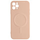 Avizar Coque Magsafe iPhone 11 Pro Silicone Souple Intérieur Soft-touch Mag Cover rose gold Coque Magsafe Rose en Silicone, iPhone 11 Pro