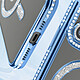 Acheter Avizar Coque Diamant pour iPhone 12 Pro Max Protection MagSafe Contour Strass Bleu Clair