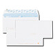 GPV Boîte de 500 enveloppes blanches DL 110x220 80 g précasées bande de protection Enveloppe