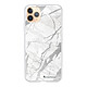 LaCoqueFrançaise Coque iPhone 11 Pro 360 intégrale transparente Motif Marbre gris Tendance Coque iPhone 11 Pro 360 intégrale transparente Marbre gris Tendance