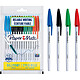 PAPER MATE Stylo à bille 045, sachet de 15, assorti Stylo à bille