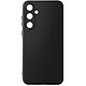 Avizar Coque pour Samsung Galaxy A55 Caméra Protégée Silicone Mat Fin Noir Coque en silicone souple résistante aux chocs légers et rayures pour garder votre Samsung Galaxy A55 à l'abri des dommages