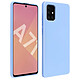 Avizar Coque Samsung Galaxy A71 Silicone Semi-rigide Finition Soft Touch bleu Coque de protection spécialement conçue pour le Samsung Galaxy A71