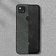 Avizar Coque Google Pixel 4A Rigide Finition Tissu Anti-traces Lavable gris pas cher