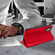 Acheter Avizar Etui folio Rouge Cuir véritable pour Apple iPhone 11