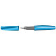 PELIKAN Twist Stylo plume Frosted Blue, bleu-métallique Stylo plume