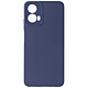 Avizar Coque pour Motorola Moto G34 5G Finition Mate Bleu Roi - Protection contre les rayures et chocs du quotidien