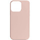 Avizar Coque pour iPhone 15 Pro Max Silicone Semi-rigide Finition Douce au Toucher Fine  Rose poudré - Coque de protection rose poudré, collection Fast Cover, spécialement conçue pour votre iPhone 15 Pro Max