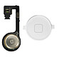 Avizar Bouton Home Complet avec nappe de connexion pour Apple iPhone 4S Blanc Garantie 3 mois, SAV irréprochable.