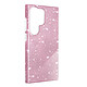 Avizar Coque pour Samsung S24 Ultra Paillette Silicone Semi rigide Fine Rose - Coque à paillette Rose de la collection Glitter Case, conçue pour habiller votre Samsung Galaxy S24 Ultra de manière glamour