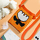 Avis Avizar Sac Bandoulière Tissu pour Smartphone Motif Fleur Tulipe  Orange