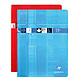 CLAIREFONTAINE Cahier Travaux Pratiques 24x32cm 80 p grands carreaux + uni Couleur aléatoire Cahier