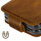 Acheter Avizar Étui pour Samsung Galaxy Z Flip 5 Clapet Vertical Porte-Carte Anti-RFID  Marron