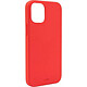 PURO Coque de Protection Icon pour iPhone 12/12 Pro Rouge Texture lisse et douce au toucher