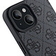 Avis Guess Coque pour iPhone 15 Plus Design Élégant Imprimé 4G Bords Rehaussés Noir