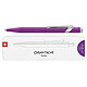 CARAN D'ACHE Stylo à bille 849 Colormat-X, violet Stylo à bille