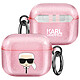 Karl Lagerfeld Coque pour AirPods 3 Antichoc Glitter Rose Coque à Paillettes collection Glitter de la prestigieuse marque Karl Lagerfeld pour protéger avec élégance vos AirPods 3