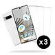 Evetane Lot de 3 vitres Google Pixel 7 Protectrices en verre trempe Lot de 3 vitres Google Pixel 7 Protectrices en verre trempe