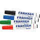 FRANKEN Lot de 4 marqueurs aimantés Magwrite effaceur sur Capuchon Assorties Marqueur pour tableaux blancs