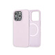 Avis MW Coque pour iPhone 16 Pro MagSafe Silicone Oléophobe et Anti-rayures Violet clair