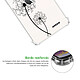 Acheter Evetane Coque iPhone 12 mini anti-choc souple angles renforcés transparente Motif Pissenlit