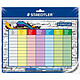 STAEDTLER Kit emploi du temps Lumocolor corrigible,format A4 Calendrier