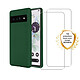 Evetane Coque Google Pixel 7 Silicone Liquide Vert Foret + 2 Vitres en verre trempé Protection écran Coque Google Pixel 7 Silicone Liquide Vert Foret + 2 Vitres en verre trempé Protection écran