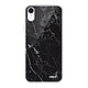 Evetane Coque iPhone Xr silicone transparente Motif Marbre noir ultra resistant Coque iPhone Xr silicone transparente Marbre noir ultra resistant Protection housse Motif Ecriture Tendance