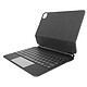 Avizar Coque Clavier Bluetooth QWERTY Noir pour iPad Pro 12.9, Support Magnétique Ergonomique, cette coque permet de transformer votre iPad en un véritable laptop