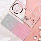 Avis Avizar Coque Fleurs Pailletées pour Xiaomi Redmi A3 Silicone Bague Support Rose Champagne