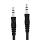 LinQ Câble Audio Auxiliaire Jack 3.5mm Mâle vers Mâle 3m Robuste Flexible  Noir - Câble Audio auxiliaire Jack 3.5mm Mâle/Mâle conçu par LinQ.