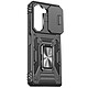 Avizar Coque pour Samsung Galaxy Z Fold 5 Antichoc Cache Caméra Bague Support  Noir - Coque antichoc noir, conçue spécifiquement pour Samsung Galaxy Z Fold 5