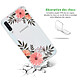 Avis Evetane Coque Samsung Galaxy A50 360 intégrale transparente Motif Fleurs roses Tendance