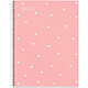 APLI Carnet A5 NB1 80 Feuilles 90g Quadrillées Couverture Rigide MARGUERITE ROSE Carnet