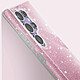 Avizar Coque pour Samsung S24 Ultra Paillette Silicone Semi rigide Fine Rose pas cher