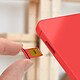 Avis Clappio Tiroir Carte SIM de Remplacement pour Apple iPhone 13 Mini  rouge