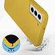 Avis Avizar Coque Samsung Galaxy S22 Plus Silicone Semi-rigide Finition Soft-touch Jaune