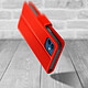 Avizar Housse Apple iPhone 12 Mini Étui Folio Portefeuille Fonction Support rouge pas cher