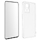 Avizar Coque pour Realme GT Neo 3 Silicone Souple et Film Verre Trempé 9H  transparent contour noir Pack de protection intégrale 360° spécialement conçu pour Realme GT Neo 3