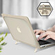 Avizar Coque pour Macbook Pro 16 2019 Protection Intégrale Rigide Contour Souple  Beige pas cher