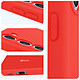 Acheter Roar Coque pour Samsung S23 Silicone Souple Finition mate  Colorful Jelly Rouge