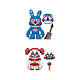 Five Nights at Freddy's - Figurines Snap Toy Bonnie & Baby 9 cm Figurines Five Nights at Freddy's, modèle Snap Toy Bonnie &amp; Baby 9 cm.