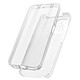 Avizar Coque Xiaomi Redmi Note 10 Pro Arrière Rigide et Avant Souple - transparent Protection 360° spécialement conçue pour Xiaomi Redmi Note 10 Pro, enveloppant votre smartphone dans son intégralité