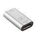 Avizar Adaptateur USB-C femelle vers DisplayPort femelle 4K Design Compact  Argent - Adaptateur USB-C vers DisplayPort pour étendre votre espace de travail ou de divertissement