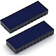 TRODAT Coussinets de rechange 6/4817, bleu, pack de 2 Cassette d'encrage