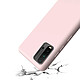 Evetane Coque Xiaomi Redmi 9T Silicone liquide Rose Housse Anti-Chocs Souple Toucher Doux pas cher